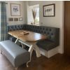 Country Oak 1.3 to 1.8m Cream Painted Extending Dining Table - 10% OFF SPRING SALE - 5