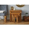 Country Oak Nest of Three Tables - SPRING SALE - 3