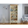 Country Cottage Cream Painted Tall Assembled Oak Bookcase with Drawers - 10% OFF SPRING SALE - 3