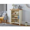 Country Cottage Cream Painted Small Low Oak Bookcase - SPRING SALE - 2