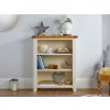 Country Cottage Cream Painted Small Low Oak Bookcase - SPRING SALE - 3