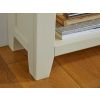 Country Cottage Cream Painted Small Low Oak Bookcase - SPRING SALE - 5