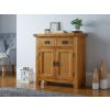 Country Oak Small 80cm Fully Assembled Sideboard - 10% OFF WINTER SALE - 2