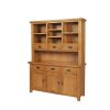 Country Oak Large 140cm Hutch Unit for combining with sideboard - 8