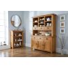 Country Oak Large Buffet and Hutch Display Cabinet Dresser - SPRING SALE - 2