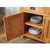 Country Oak Large 140cm Hutch Unit for combining with sideboard - 7
