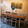 Country Oak Grey Painted 180cm Extendable Dining Table - 10% OFF WINTER SALE - 2