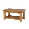 Country Oak Coffee Table with Shelf - SPRING SALE - 6