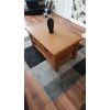 Country Oak Coffee Table with Drawer and Shelf - SPRING SALE - 11