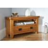 Country Oak Assembled Corner TV Unit with Drawer - 10% OFF SPRING SALE - 2