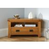 Country Oak Assembled Corner TV Unit with Drawer - 10% OFF SPRING SALE - 3