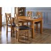 Grasmere Oak Dining Chair with Brown Leather Seat - 10% OFF SPRING SALE - 4