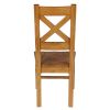 Windermere Cross Back Oak Chair With Timber Seat - 10% OFF SPRING SALE - 7