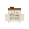 Farmhouse 80cm Cream Painted Small Oak Sideboard - SPRING SALE - 12