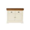 Farmhouse 100cm Cream Painted Assembled Oak Sideboard - 10% OFF SPRING SALE - 10