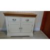 Farmhouse 100cm Cream Painted Assembled Oak Sideboard - 10% OFF CODE SAVE - 13