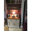 100cm Farmhouse Putty Grey Painted Small Oak Sideboard - 10% OFF WINTER SALE - 5