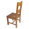 Chester Country Oak Ladder Back Timber Seat Oak Dining Chair - 10% OFF CODE SAVE - 8