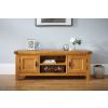 Country Oak Large Double Door Fully Assembled TV Unit - SPRING SALE - 3