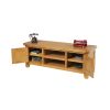 Country Oak Large Double Door Fully Assembled TV Unit - SPRING SALE - 9