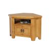 Country Oak 2 Door Corner TV Unit - 10% OFF CODE SAVE - 6