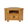 Country Oak 2 Door Corner TV Unit - 10% OFF CODE SAVE - 7