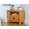 Country Oak 2 Door Corner TV Unit - 10% OFF CODE SAVE - 2