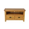 Country Oak 2 Drawer Fully Assembled TV Unit - WINTER SALE - 9