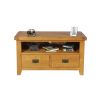 Country Oak 2 Drawer Fully Assembled TV Unit - SPRING SALE - 8