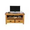 Country Oak 2 Drawer Fully Assembled TV Unit - WINTER SALE - 10