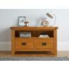 Country Oak 2 Drawer Fully Assembled TV Unit - SPRING SALE - 3