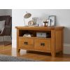 Country Oak 2 Drawer Fully Assembled TV Unit - WINTER SALE - 2