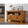 Country Oak 2 Drawer Fully Assembled TV Unit - SPRING SALE - 2