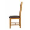 Chester Ladder Back Brown Leather Seat Oak Dining Chair - 10% OFF SPRING SALE - 6