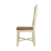 Grasmere Cross Back Cream Painted Chair With Solid Oak Seat - 10% OFF WINTER SALE - 7