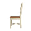 Grasmere Cross Back Cream Painted Chair With Solid Oak Seat - 10% OFF SPRING SALE - 7