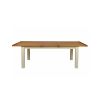 Country Oak 230cm Butterfly Extending Cream Painted Dining Table - SPRING SALE - 6
