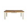 Country Oak 230cm Butterfly Extending Cream Painted Dining Table - 10% OFF SPRING SALE - 8