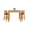 Country Oak 120cm X 80cm Tall Chunky Breakfast Bar Table - SPRING SALE - 11