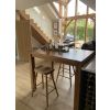 Country Oak 120cm X 80cm Tall Chunky Breakfast Bar Table - 10% OFF CODE SAVE - 2