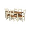 Country Oak 140cm to 180cm Butterfly Extending Cream Painted Dining Table - 10% OFF WINTER SALE - 12