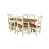 Country Oak 140cm to 180cm Butterfly Extending Cream Painted Dining Table - 10% OFF SPRING SALE - 12