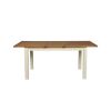 Country Oak 140cm to 180cm Butterfly Extending Cream Painted Dining Table - SPRING SALE - 8