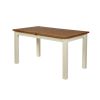 Country Oak 140cm to 180cm Butterfly Extending Cream Painted Dining Table - 10% OFF SPRING SALE - 9