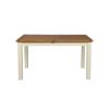 Country Oak 140cm to 180cm Butterfly Extending Cream Painted Dining Table - 10% OFF WINTER SALE - 10