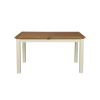 Country Oak 140cm to 180cm Butterfly Extending Cream Painted Dining Table - 10% OFF SPRING SALE - 10