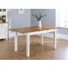 Country Oak 140cm to 180cm Butterfly Extending Cream Painted Dining Table - 10% OFF SPRING SALE - 3