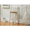 Billy Grey Painted Fully Assembled Bar Stool With Solid Oak Seat - 10% OFF SPRING SALE - 2