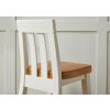 Billy Grey Painted Fully Assembled Bar Stool With Solid Oak Seat - 10% OFF SPRING SALE - 3