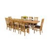 Country Oak 2.8m Double Extending Oak Dining Table - 20% OFF SPRING SALE - 11